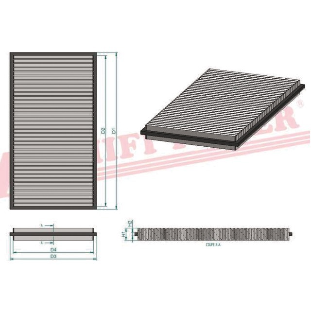 Filtre Habitacle SC 50134 Hifi Filter référence fournisseur HIFSC50134
